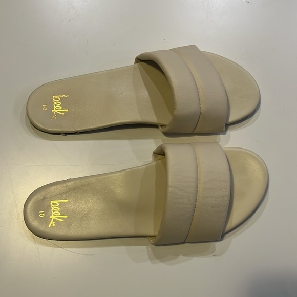 beek Sugarbird Leather Slide Sandal - 10 - Picture 2 of 6